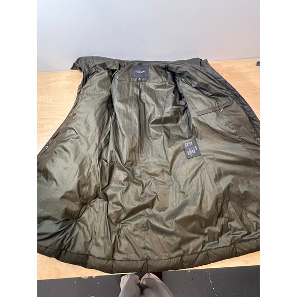 Marc New York Puffer Jacket Quilted Warm Womans Size M Dark Green - Picture 4 of 6